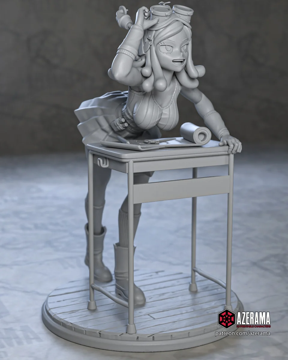 Mei Hatsume | Fan Art | 3D Printed Resin Model Garage Kit | *Un-Painted* | Azerama 3