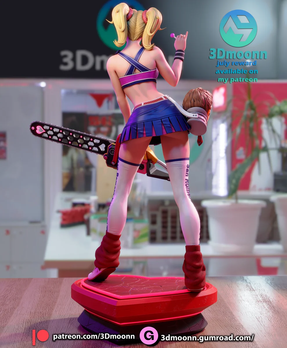 Lollipop | Fan Art | 3D Printed Resin Model Garage Kit | *Un-Painted* | 3DMoonn 3