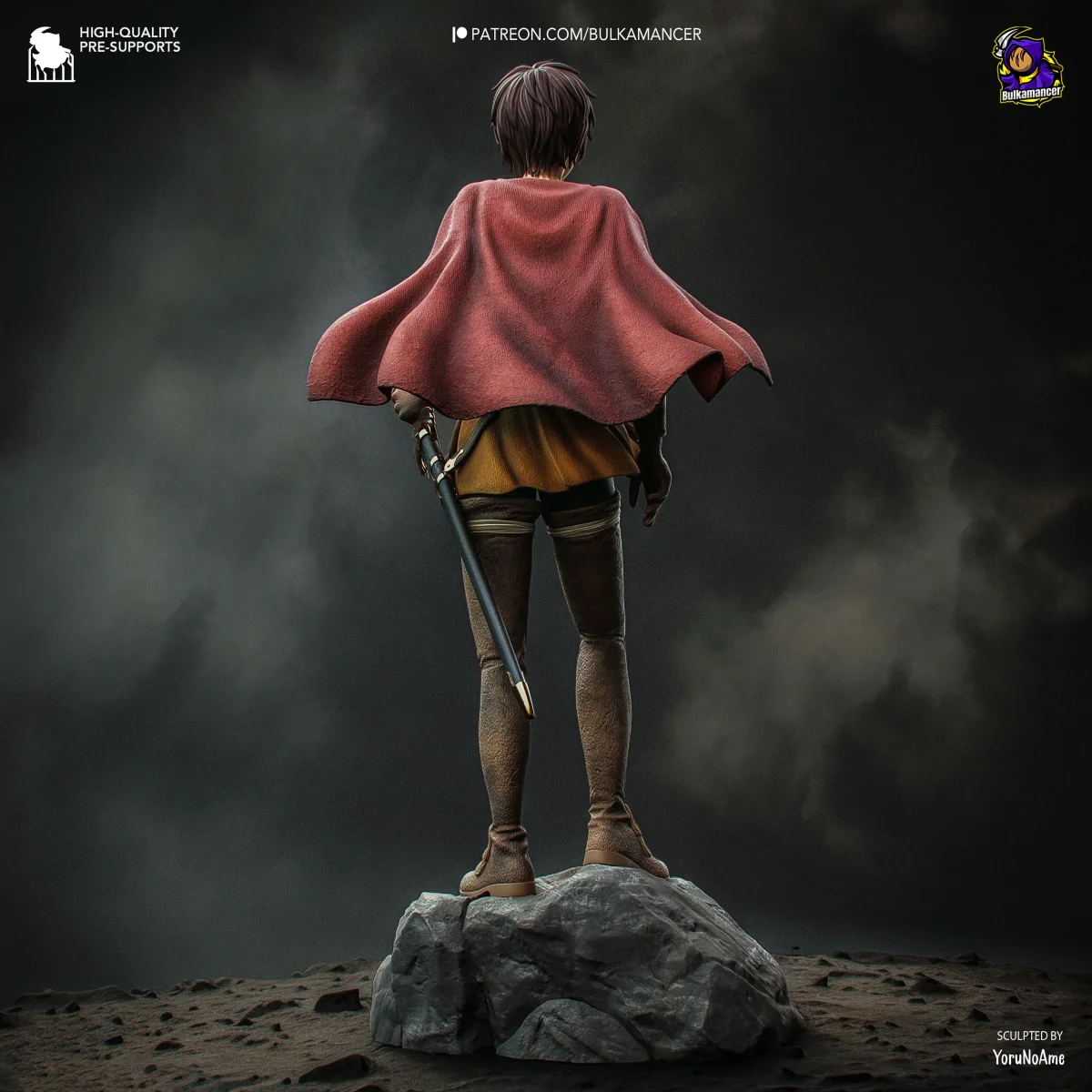Casca | Fan Art | 3D Printed Resin Model Garage Kit | *Un-Painted* | Bulkamancer 3