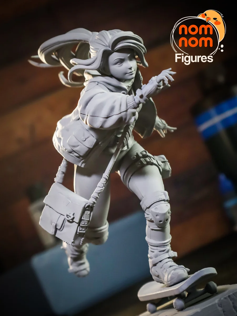 Slink - OC | Fan Art | 3D Printed Resin Model Garage Kit | *Un-Painted* | Nomnom 9