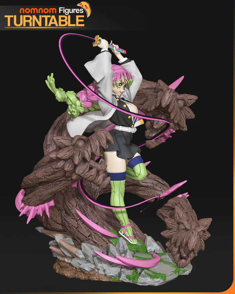 Mitsuri | Fan Art | 3D Printed Resin Model Garage Kit | *Un-Painted* | Nomnom 7