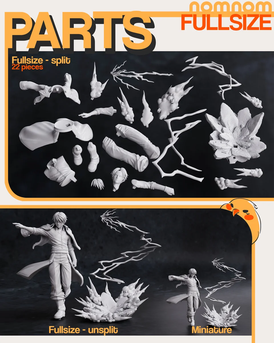 Roy Mustang | Fan Art | 3D Printed Resin Model Garage Kit | *Un-Painted* | Nomnom 3