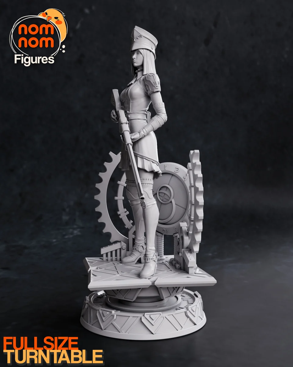 Caitlyn | Fan Art | 3D Printed Resin Model Garage Kit | *Un-Painted* | Nomnom 6