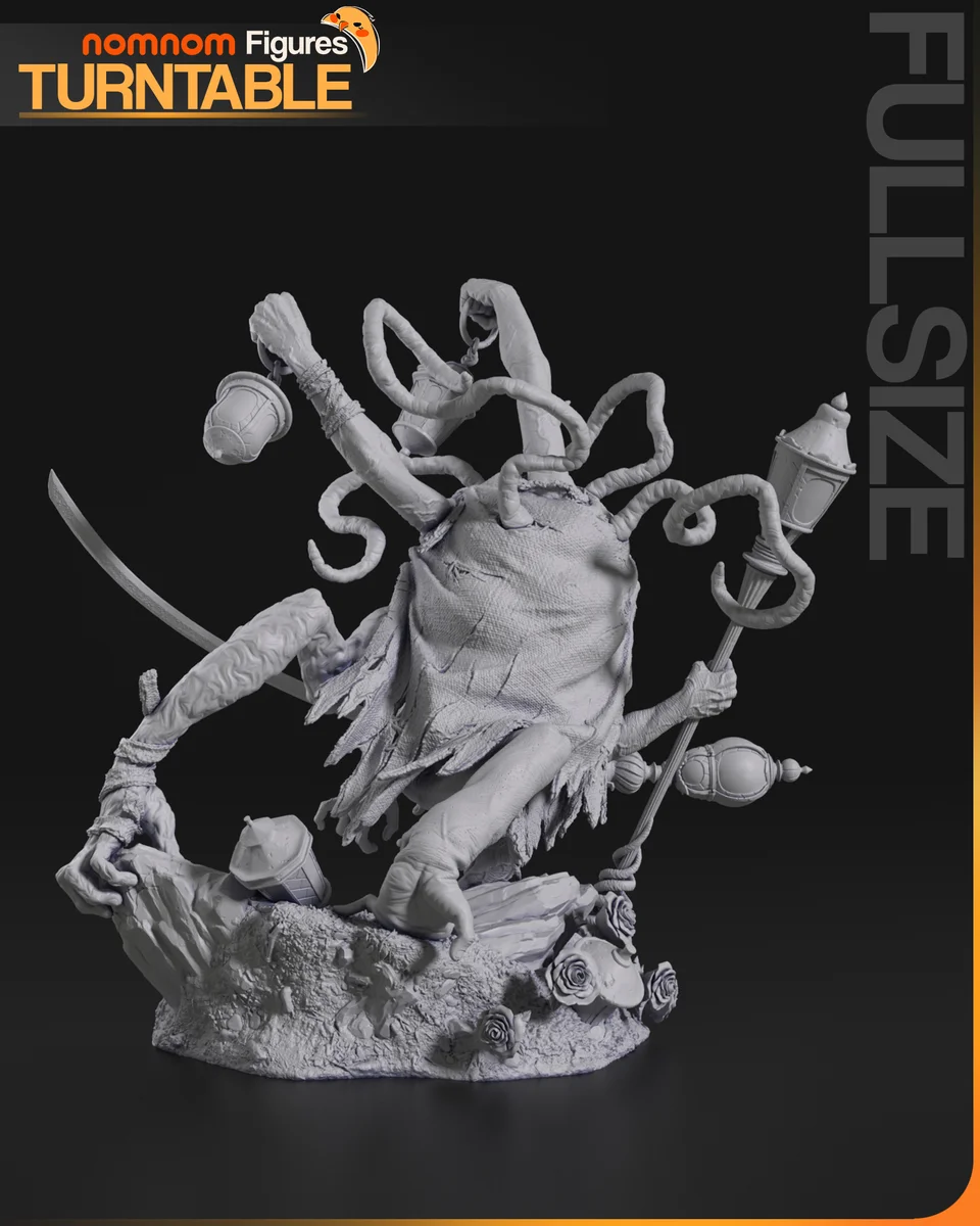 Lamp Master | Fan Art | 3D Printed Resin Model Garage Kit | *Un-Painted* | Nomnom 6