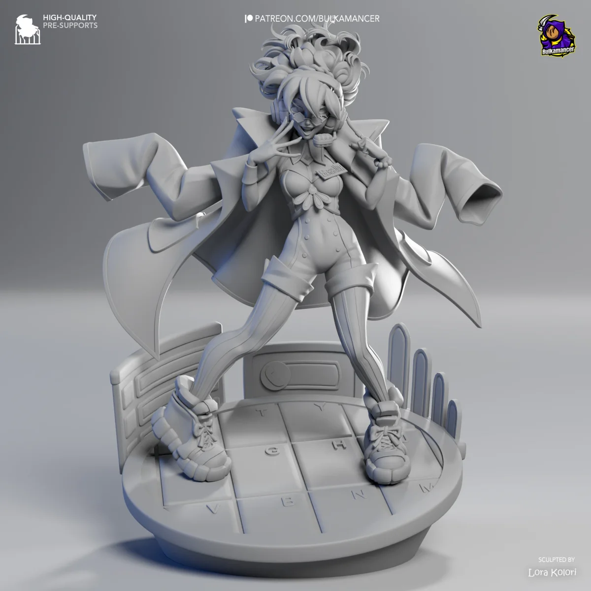 Scamellia | Fan Art | 3D Printed Resin Model Garage Kit | *Un-Painted* | Bulkamancer 7