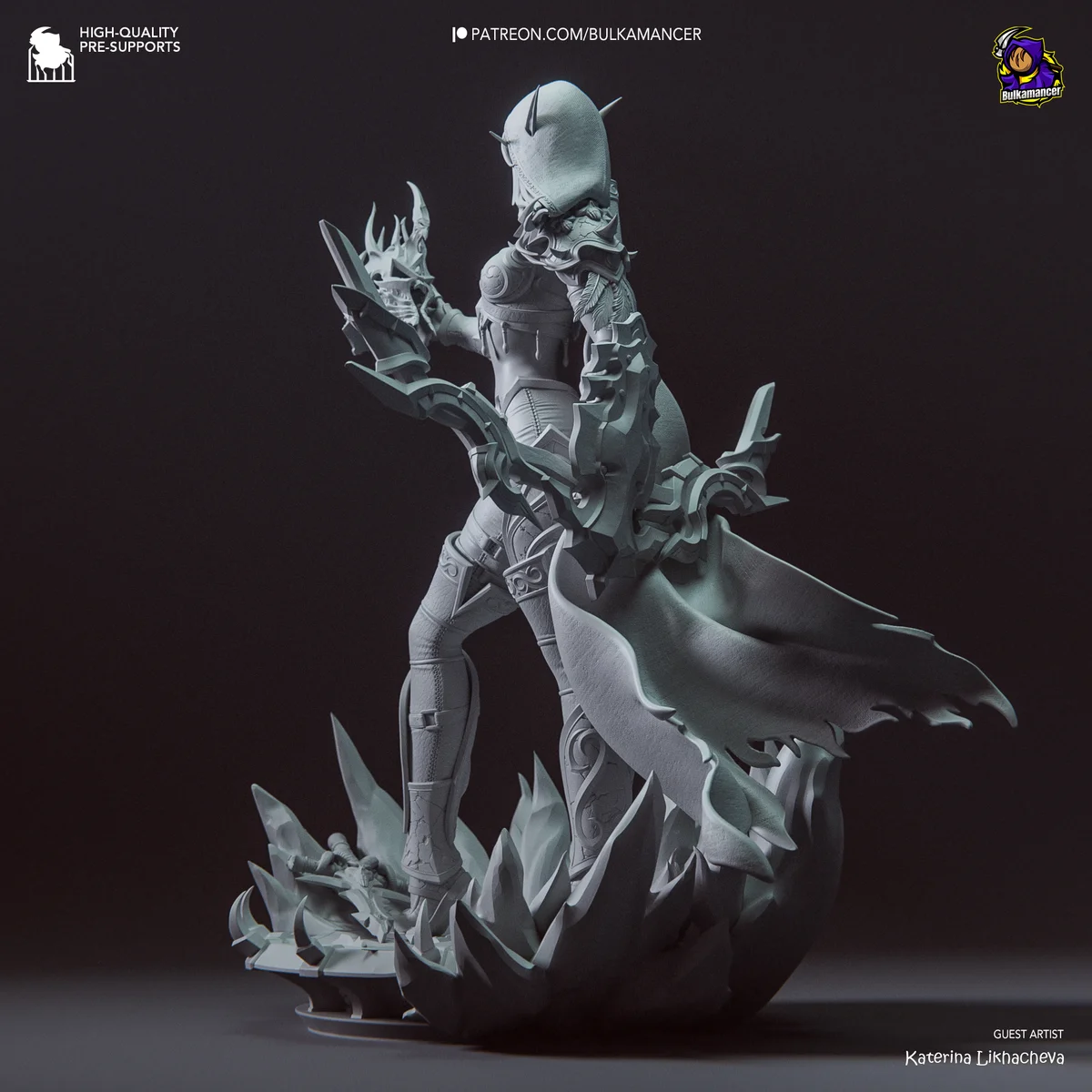 Sylvanas Windrunner | Fan Art | 3D Printed Resin Model Garage Kit | *Un-Painted* | Bulkamancer 7