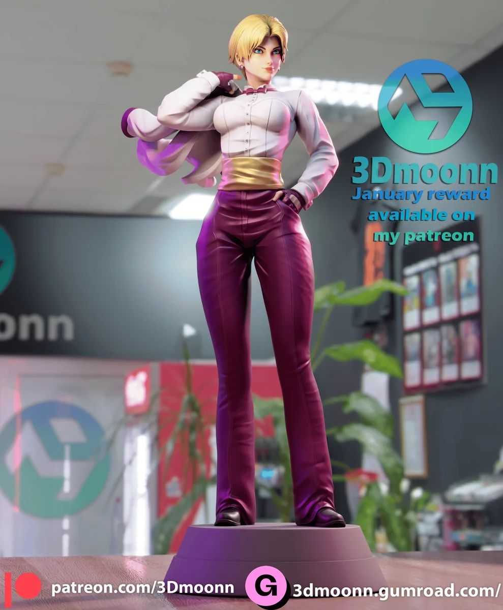 King | Fan Art | 3D Printed Resin Model Garage Kit | *Un-Painted* | 3DMoonn 3