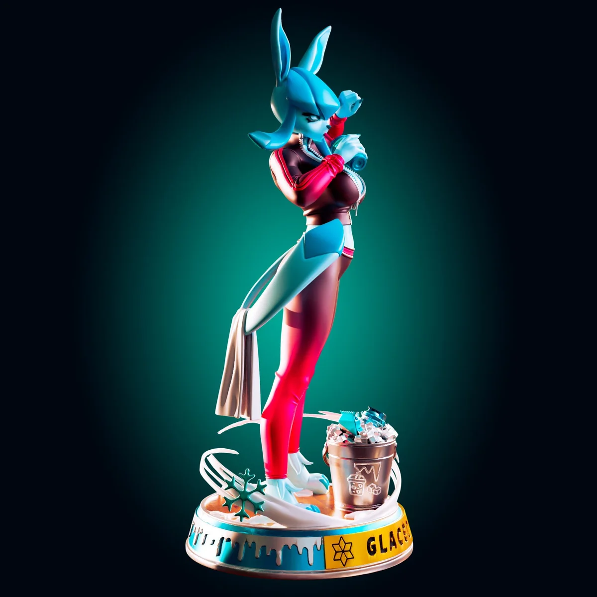 Glacier Girl | Fan Art | 3D Printed Resin Model Garage Kit | *Un-Painted* | Officer Rhu 5