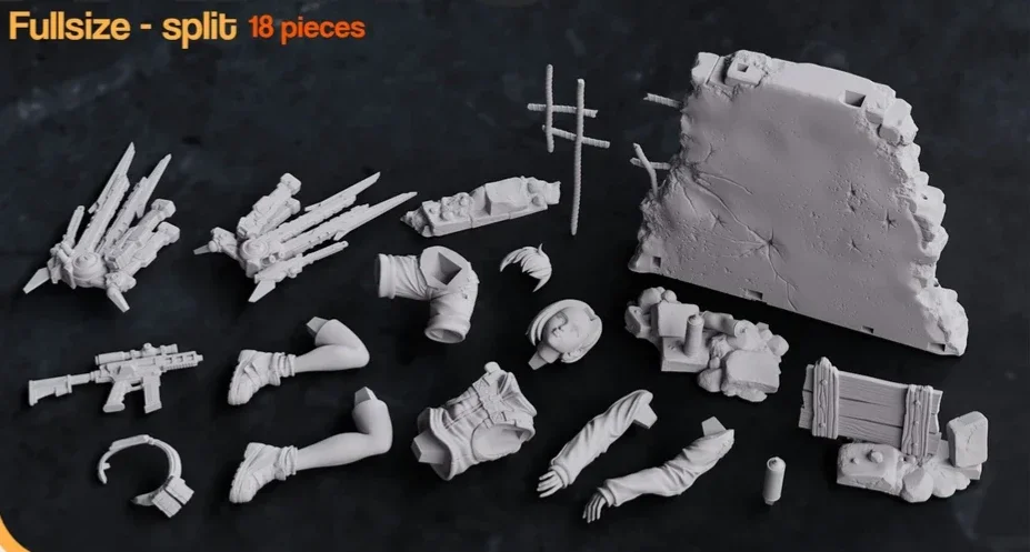 Valrie | Fan Art | 3D Printed Resin Model Garage Kit | *Un-Painted* | Nomnom 3