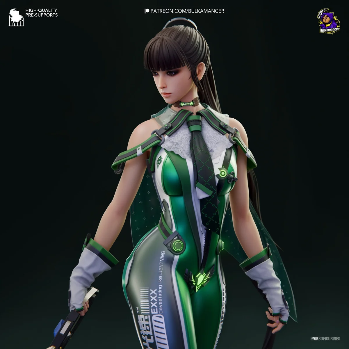 Planetary Defender | Fan Art | 3D Printed Resin Model Garage Kit | *Un-Painted* | Bulkamancer