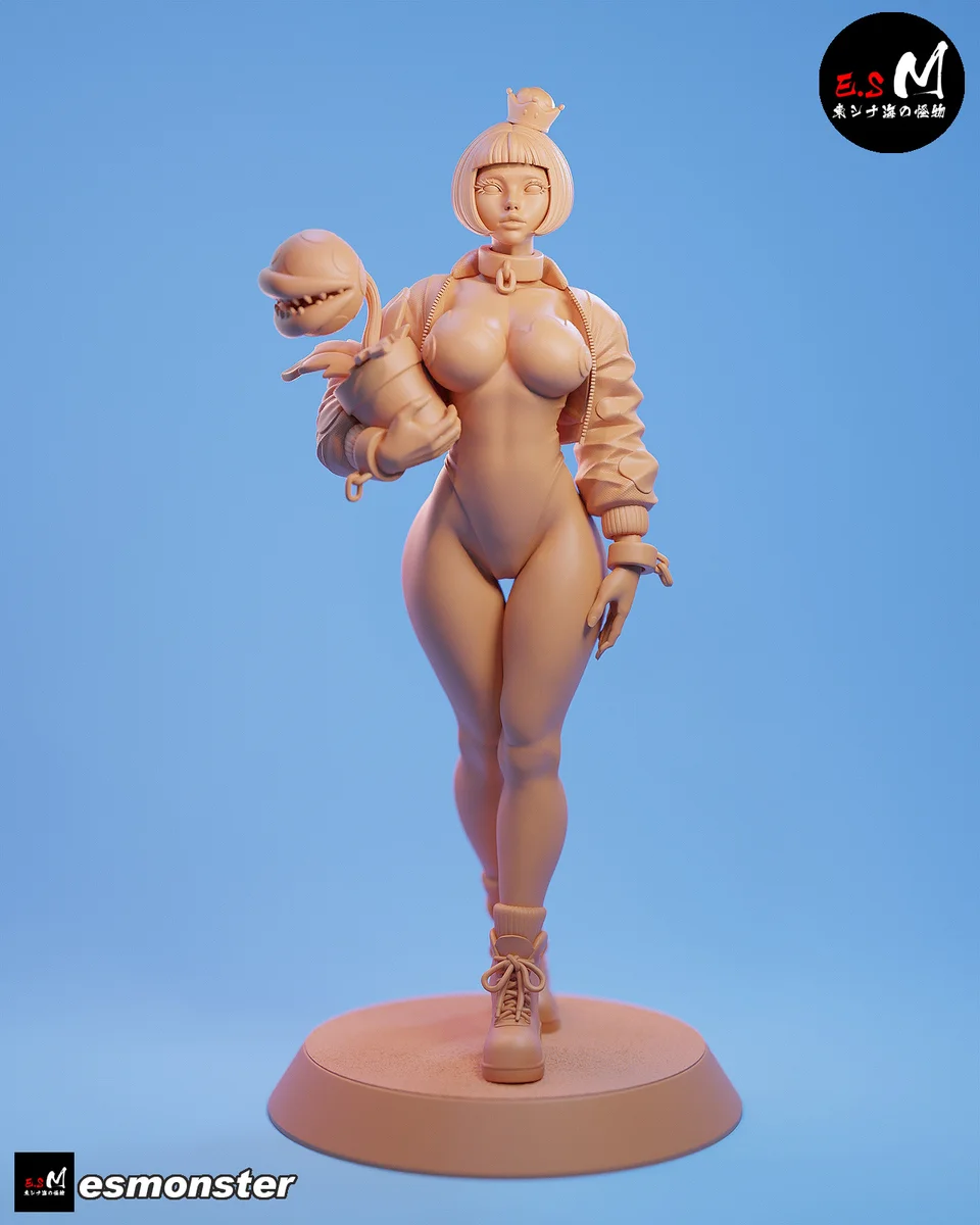 Chompette | Fan Art | 3D Printed Resin Model Garage Kit | *Un-Painted* | ES Monster 10