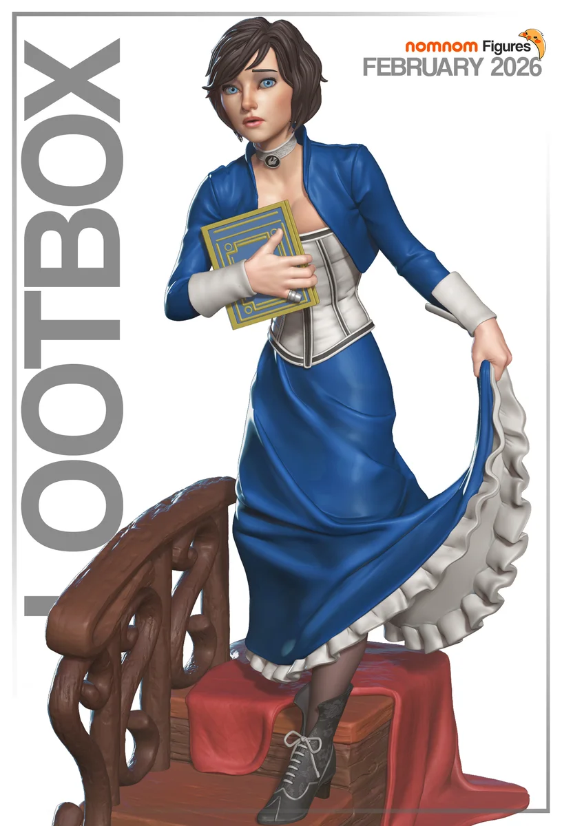 Elizabeth | Fan Art | 3D Printed Resin Model Garage Kit | *Un-Painted* | Nomnom