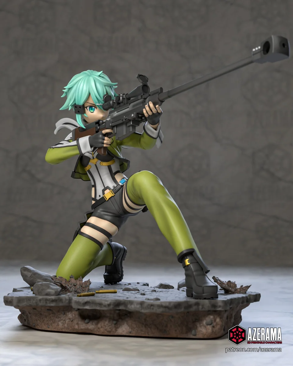 Sniper | Fan Art | 3D Printed Resin Model Garage Kit | *Un-Painted* | Azerama