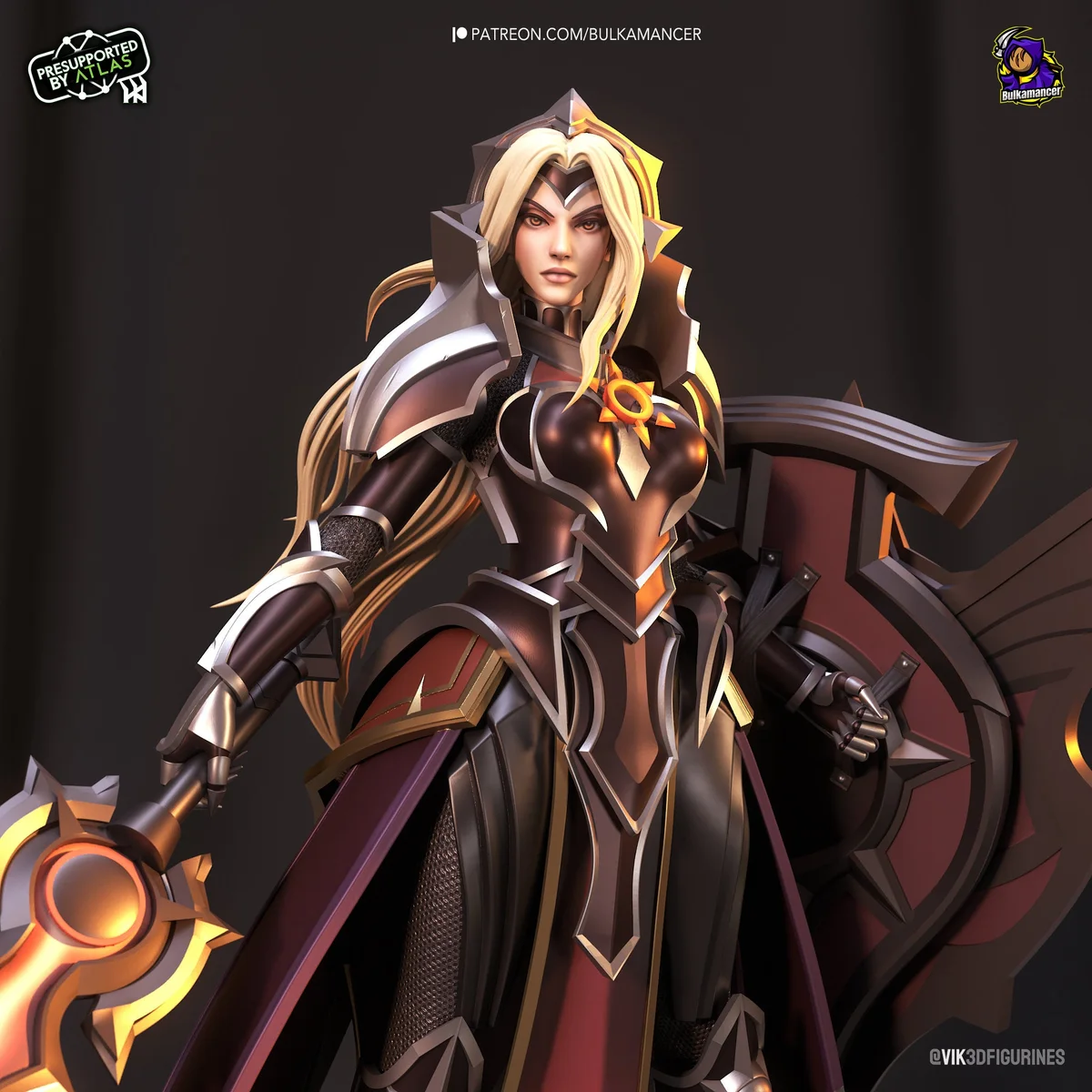 Leona | Fan Art | 3D Printed Resin Model Garage Kit | *Un-Painted* | Bulkamancer