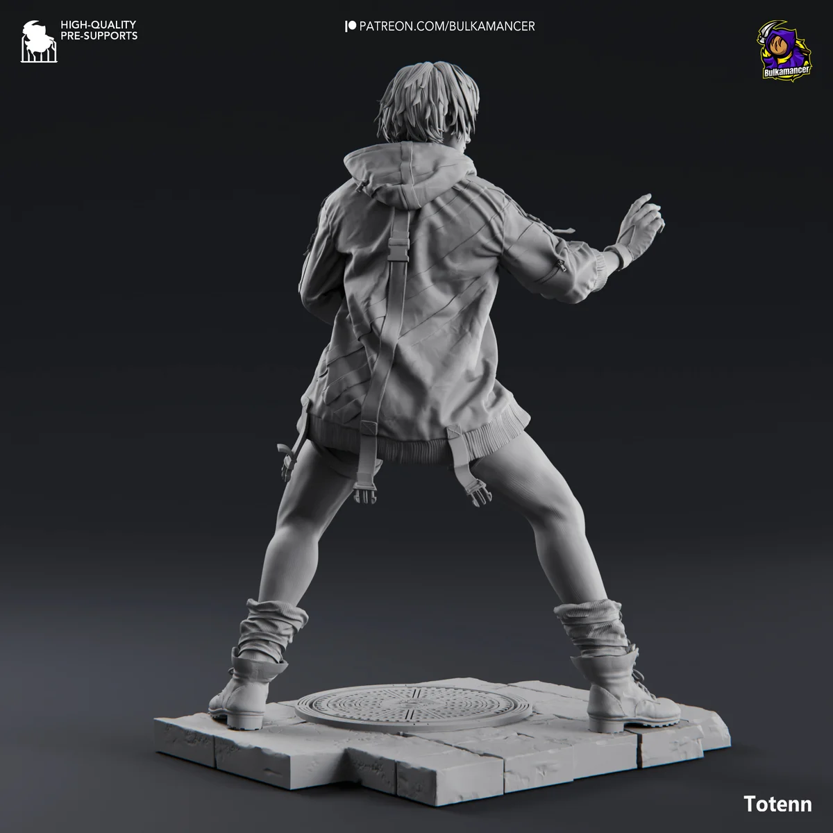 Reina | Fan Art | 3D Printed Resin Model Garage Kit | *Un-Painted* | Bulkamancer 9