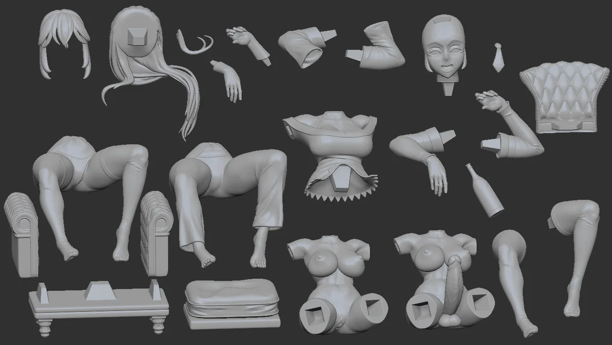 Aqua | Fan Art | 3D Printed Resin Model Garage Kit | *Un-Painted* | Officer Rhu 6