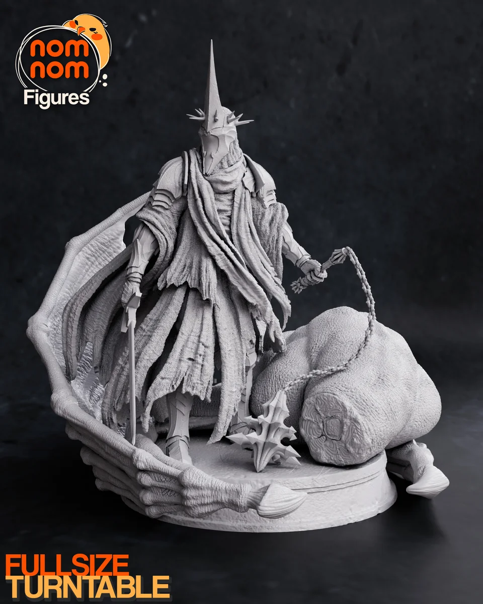 Witch king of Angmar | Fan Art | 3D Printed Resin Model Garage Kit | *Un-Painted* | Nomnom 6