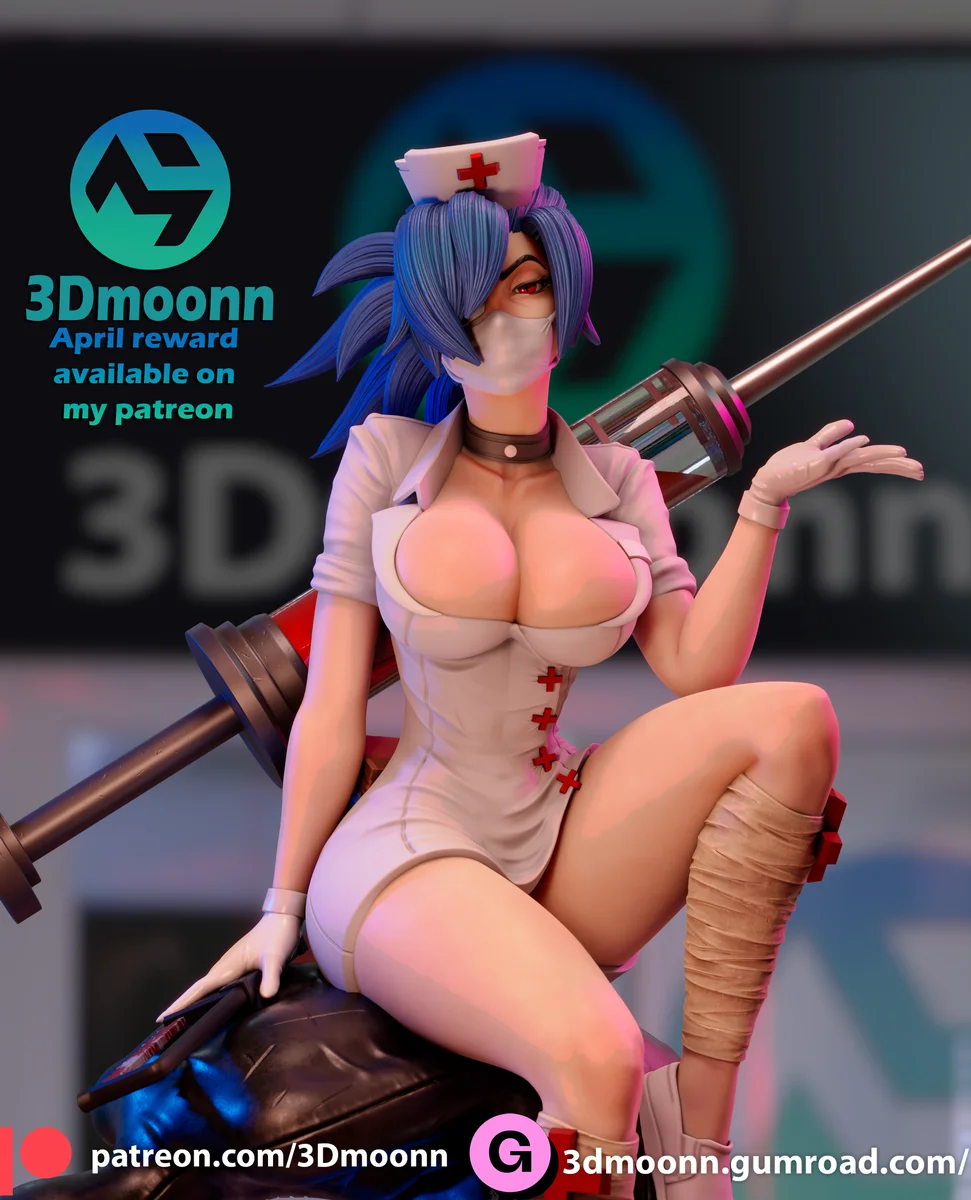 Valentine | Fan Art | 3D Printed Resin Model Garage Kit | *Un-Painted* | 3DMoonn