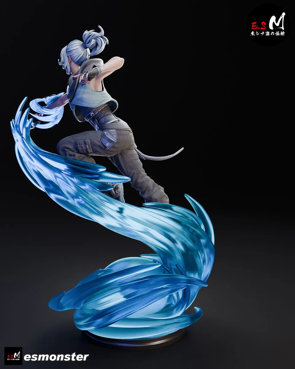 Jett (Valorant) | Fan Art | 3D Printed Resin Model Garage Kit | *Un-Painted* | ES Monster 3