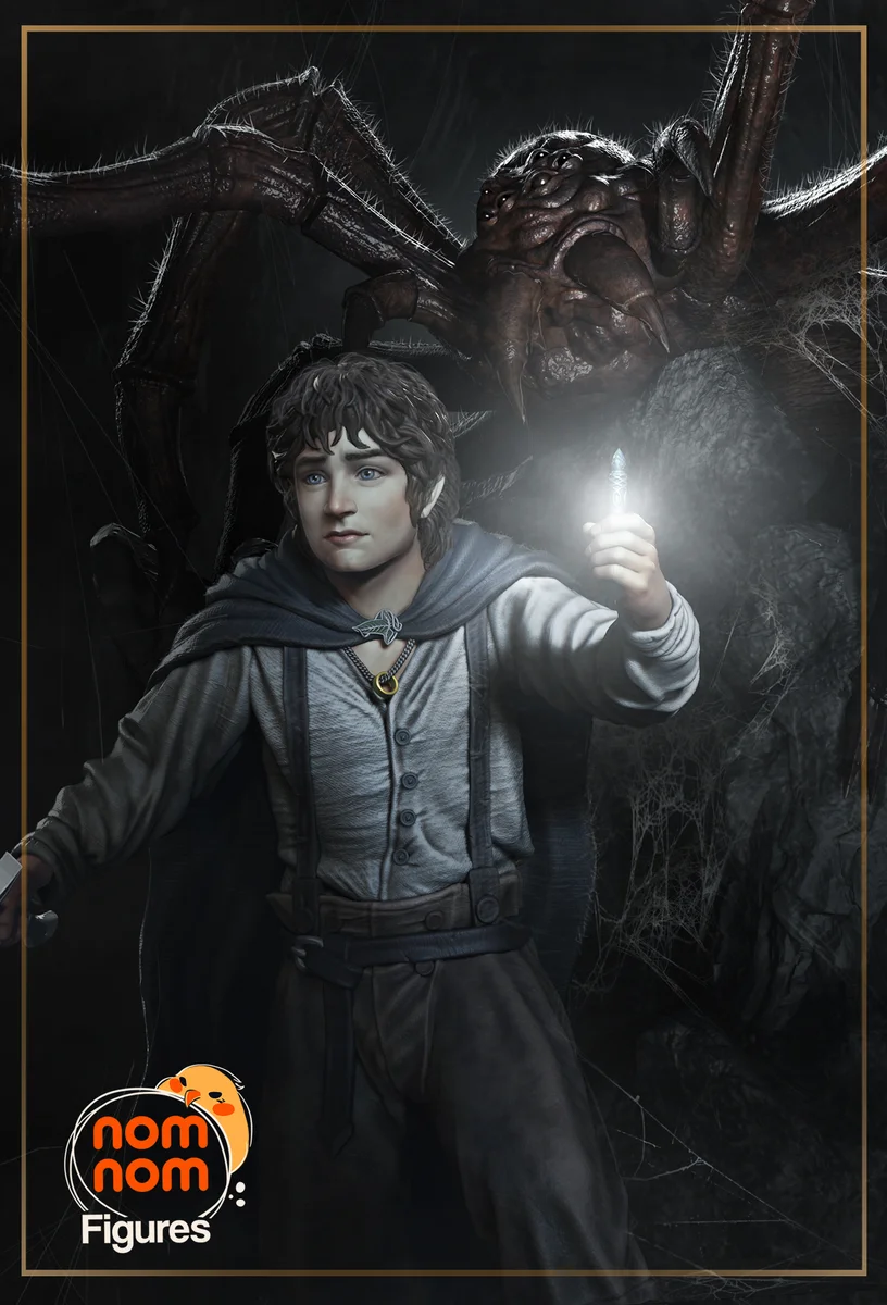 Frodo Baggins | Fan Art | 3D Printed Resin Model Garage Kit | *Un-Painted* | Nomnom