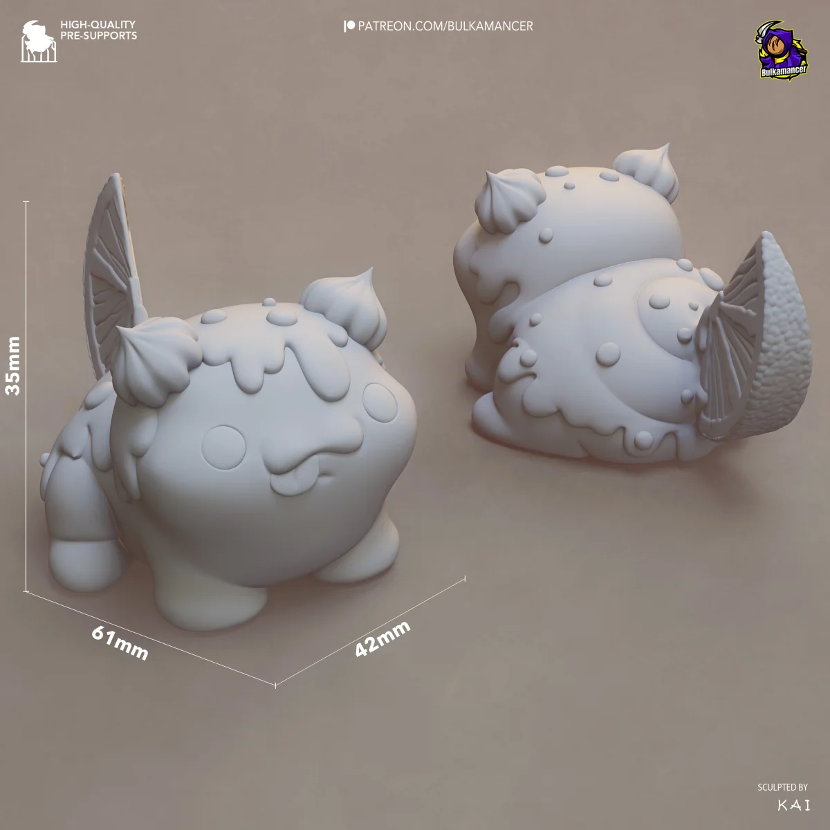 Puff | Fan Art | 3D Printed Resin Model Garage Kit | *Un-Painted* | Bulkamancer 3