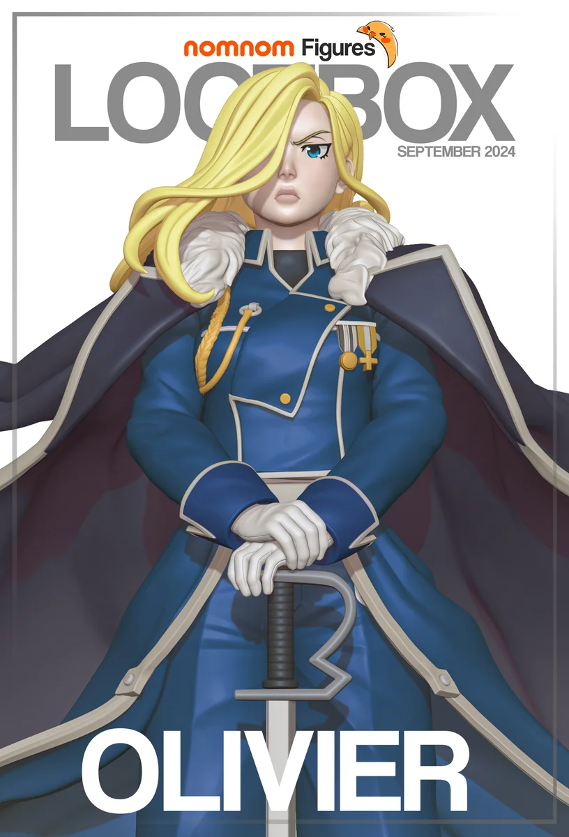 Olivier Armstrong | Fan Art | 3D Printed Resin Model Garage Kit | *Un-Painted* | Nomnom