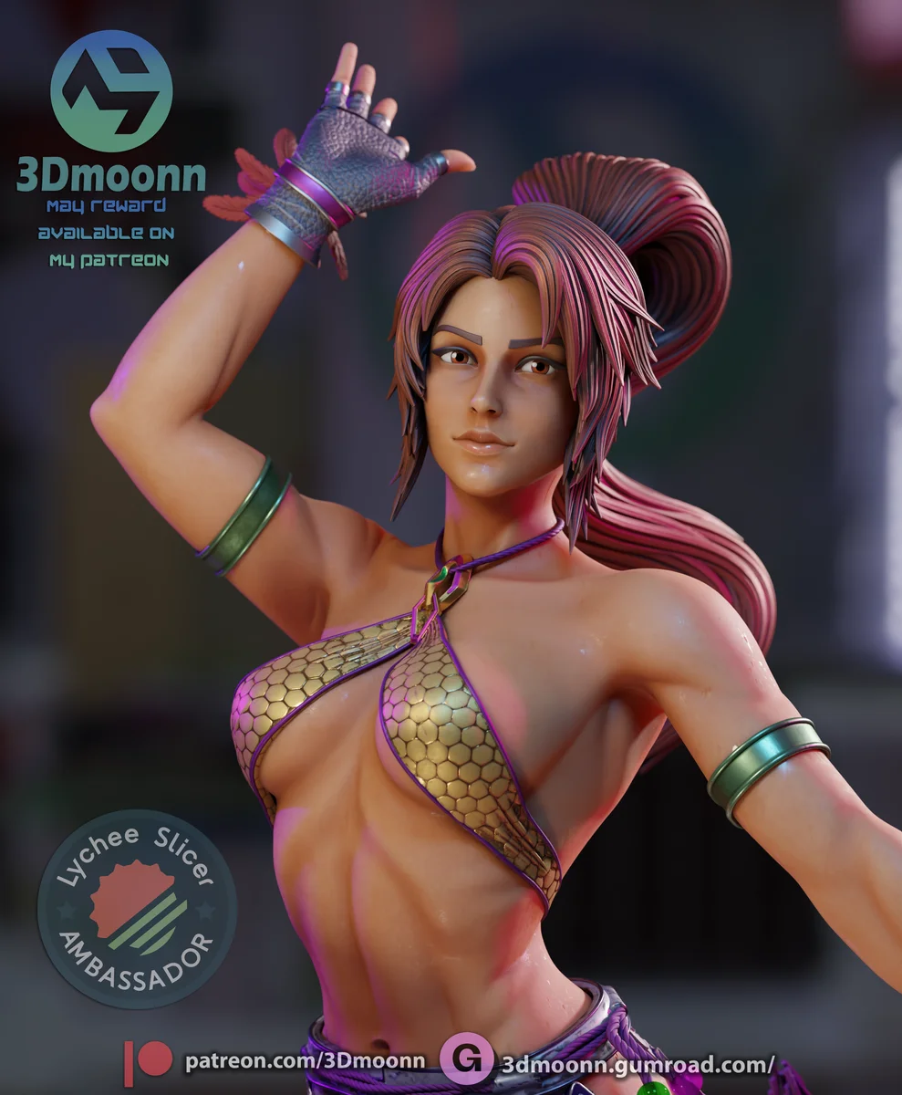 Christie Monteiro | Fan Art | 3D Printed Resin Model Garage Kit | *Un-Painted* | 3DMoonn