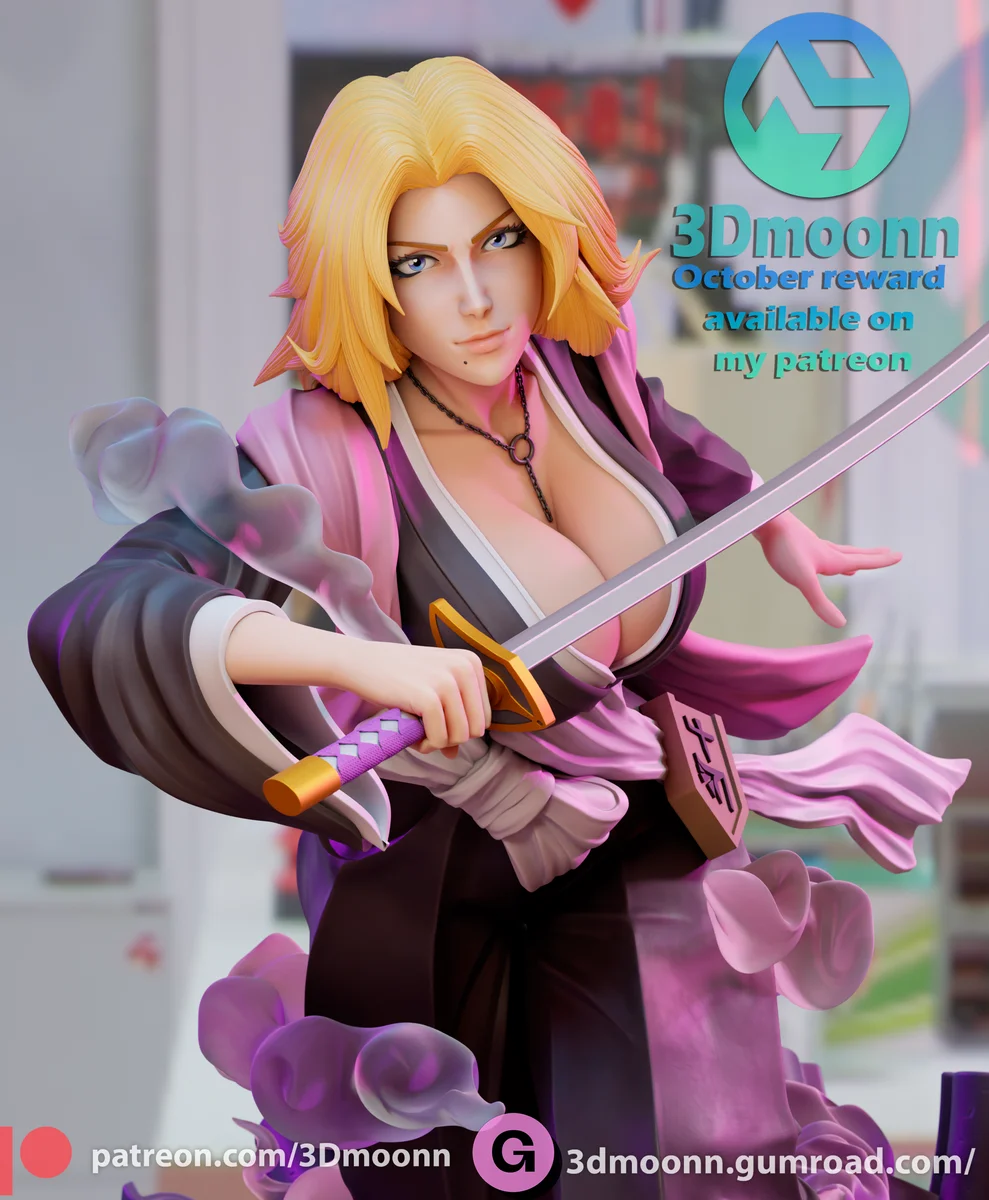Matsumoto | Fan Art | 3D Printed Resin Model Garage Kit | *Un-Painted* | 3DMoonn