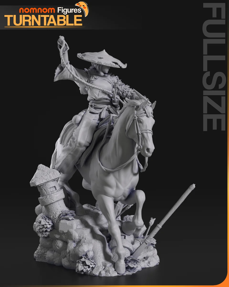 Atsu | Fan Art | 3D Printed Resin Model Garage Kit | *Un-Painted* | Nomnom 10