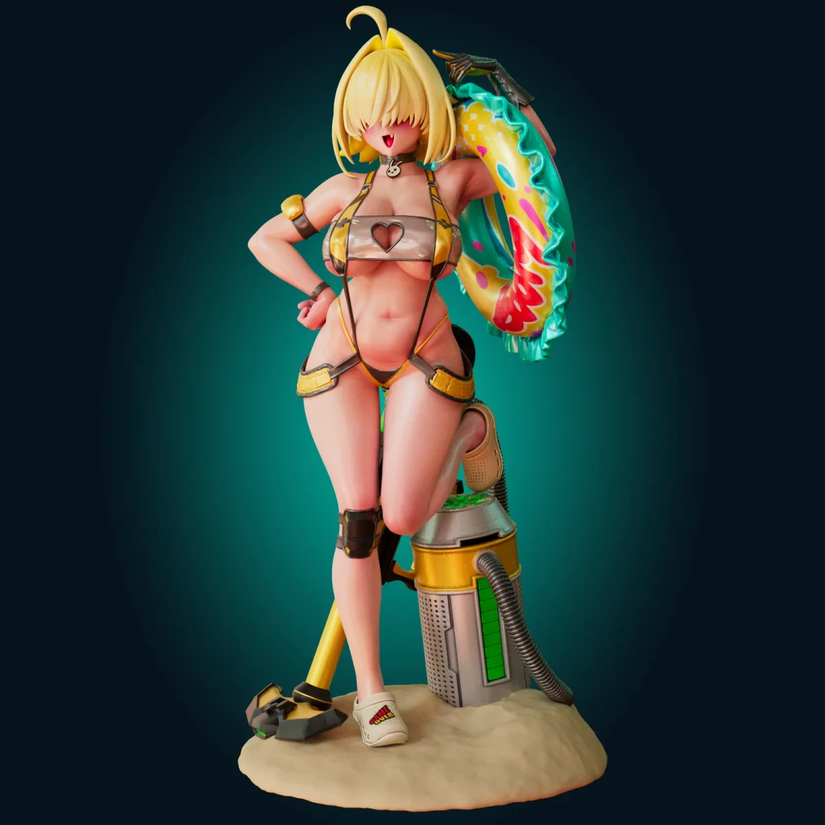 Electric Girl | Fan Art | 3D Printed Resin Model Garage Kit | *Un-Painted* | Officer Rhu
