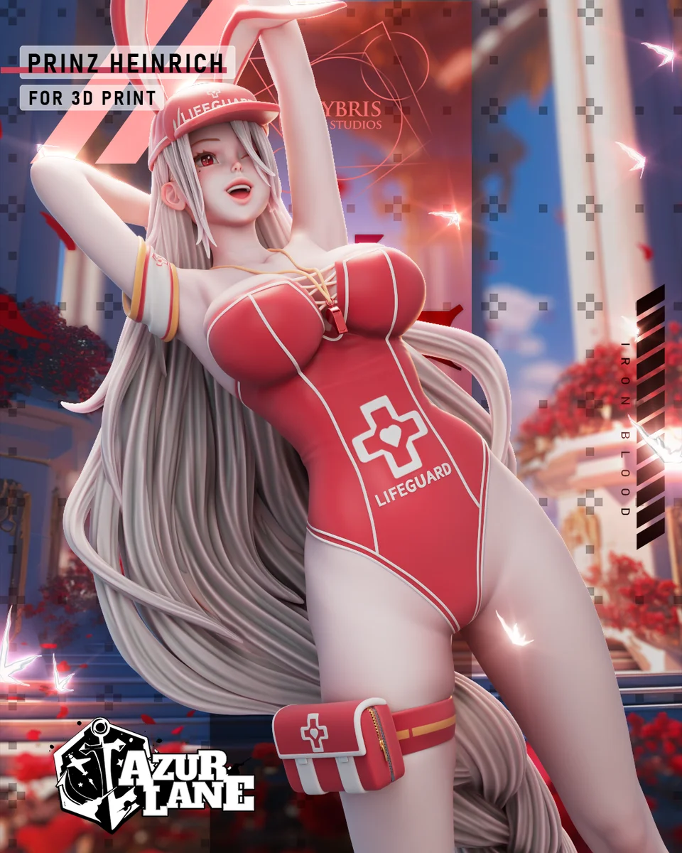 Prinz Heinrich | Fan Art | 3D Printed Resin Model Garage Kit | *Un-Painted* | Hybris Studios 7