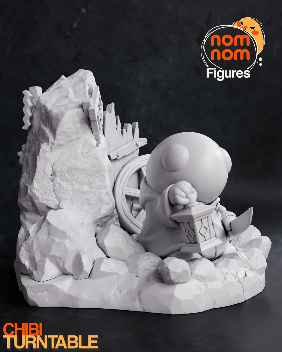 Chibi Tonberry | Fan Art | 3D Printed Resin Model Garage Kit | *Un-Painted* | Nomnom 6