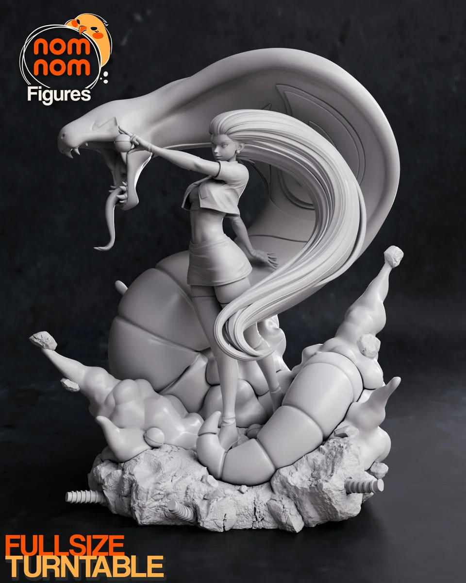 Team Rocket - Jessie | Fan Art | 3D Printed Resin Model Garage Kit | *Un-Painted* | Nomnom 7