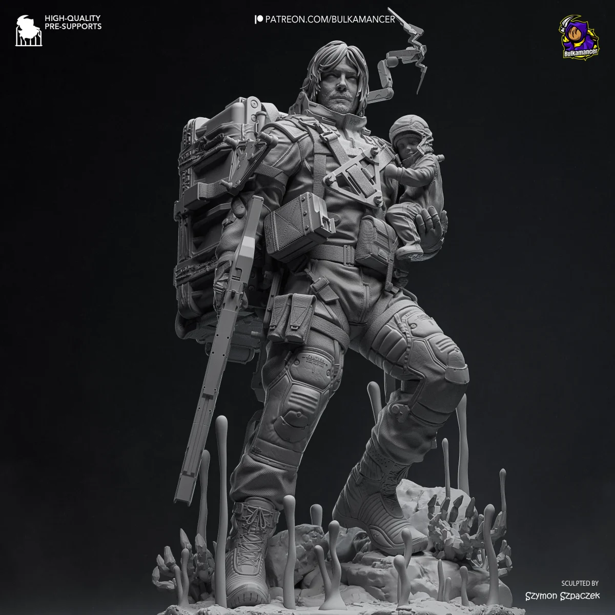Sam | Fan Art | 3D Printed Resin Model Garage Kit | *Un-Painted* | Bulkamancer 6
