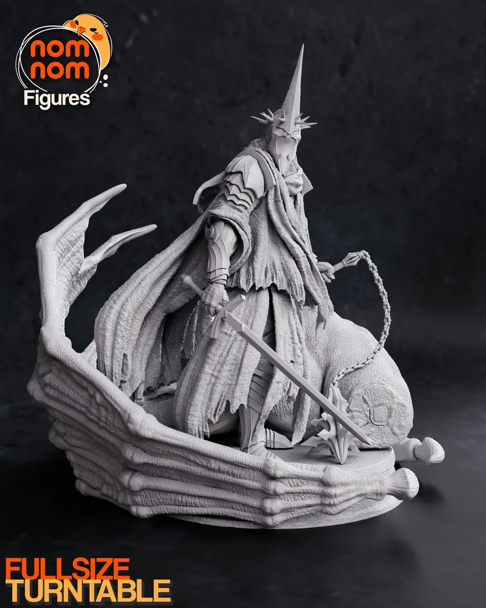 Witch king of Angmar | Fan Art | 3D Printed Resin Model Garage Kit | *Un-Painted* | Nomnom 8