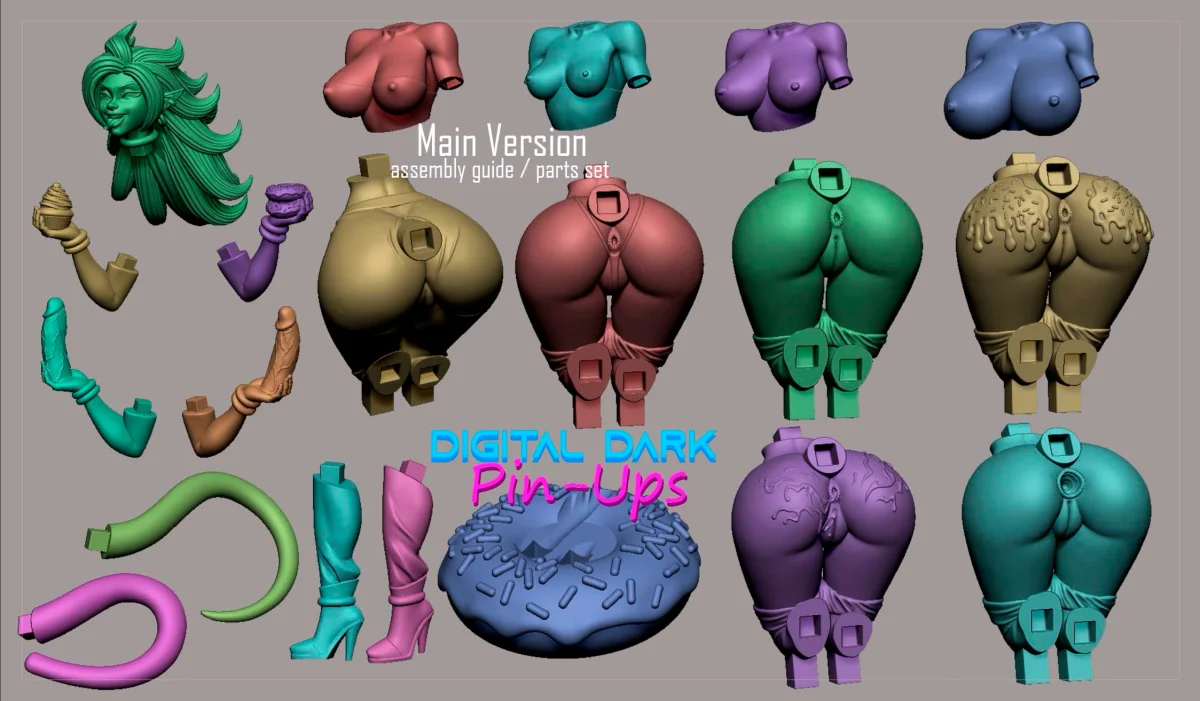 Android 21 | Fan Art | 3D Printed Resin Model Garage Kit | *Un-Painted* | Digital Dark 7