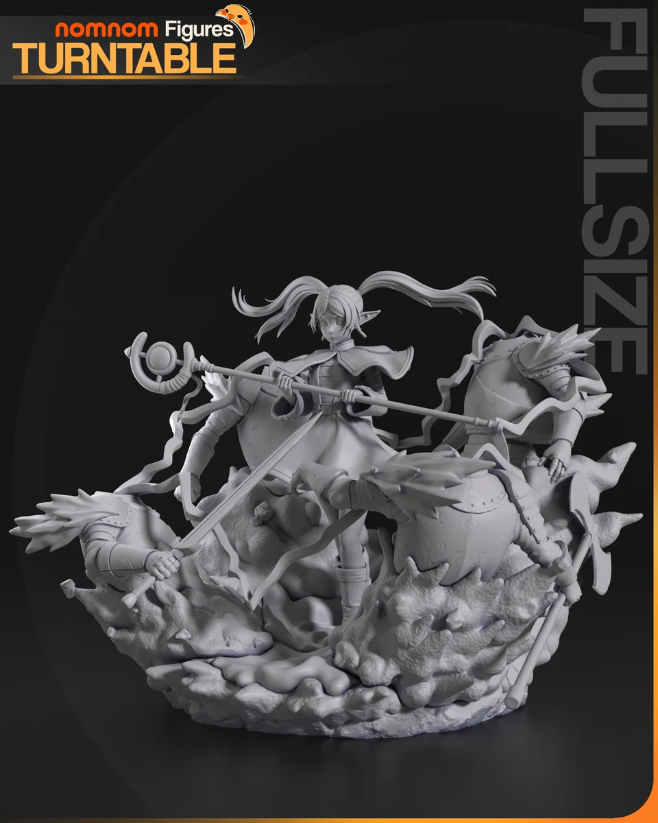 Frieren | Fan Art | 3D Printed Resin Model Garage Kit | *Un-Painted* | Nomnom 6