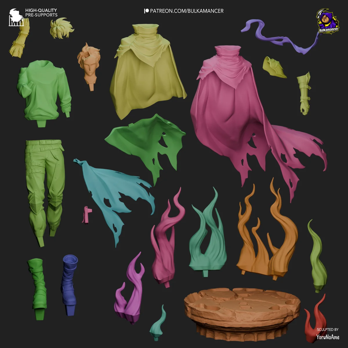 Sung Jin-Woo | Fan Art | 3D Printed Resin Model Garage Kit | *Un-Painted* | Bulkamancer 5