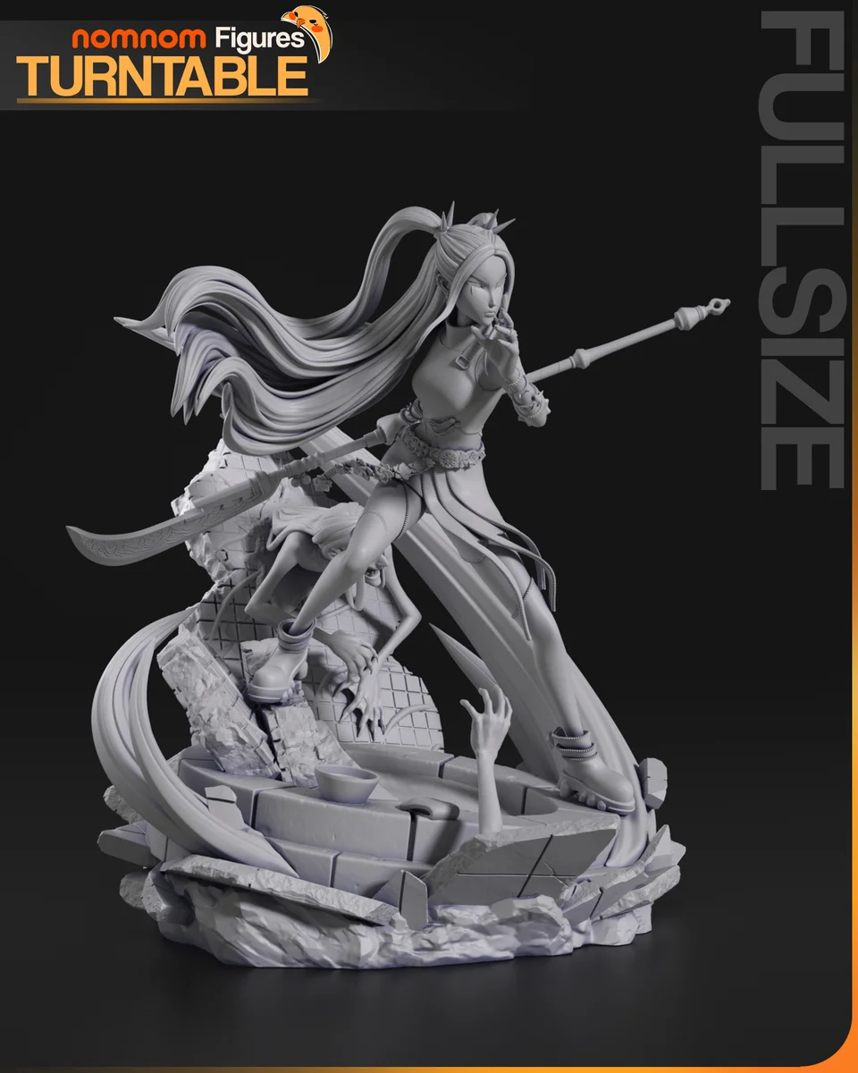 Mira | Fan Art | 3D Printed Resin Model Garage Kit | *Un-Painted* | Nomnom 9