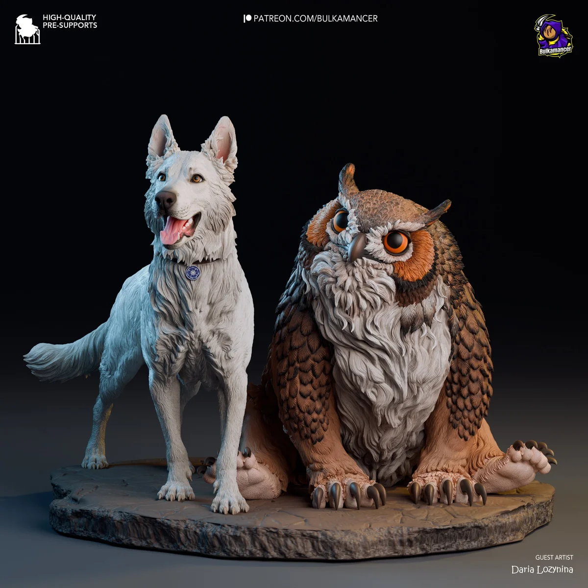 Camp Pets | Fan Art | 3D Printed Resin Model Garage Kit | *Un-Painted* | Bulkamancer