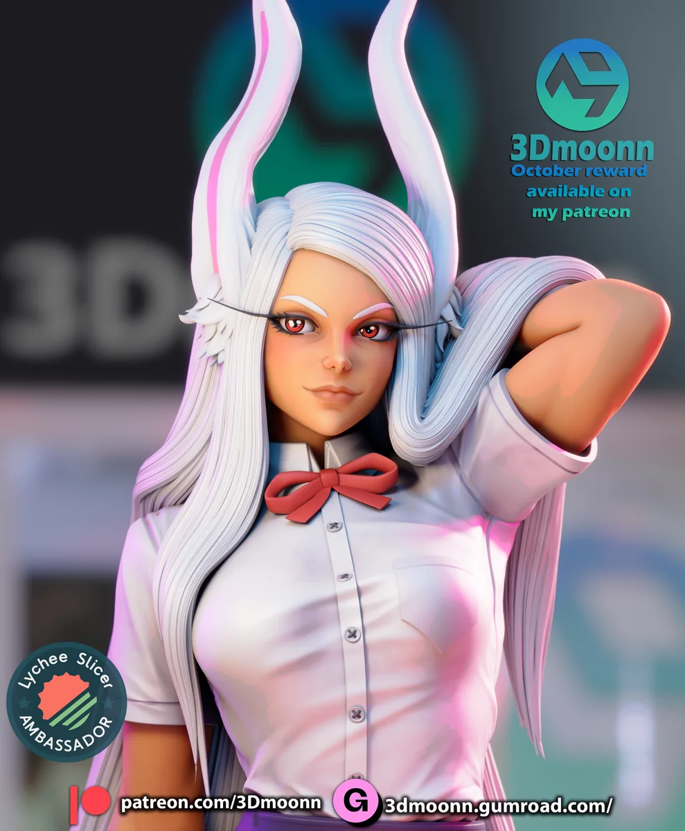 Mirko | Fan Art | 3D Printed Resin Model Garage Kit | *Un-Painted* | 3DMoonn 4