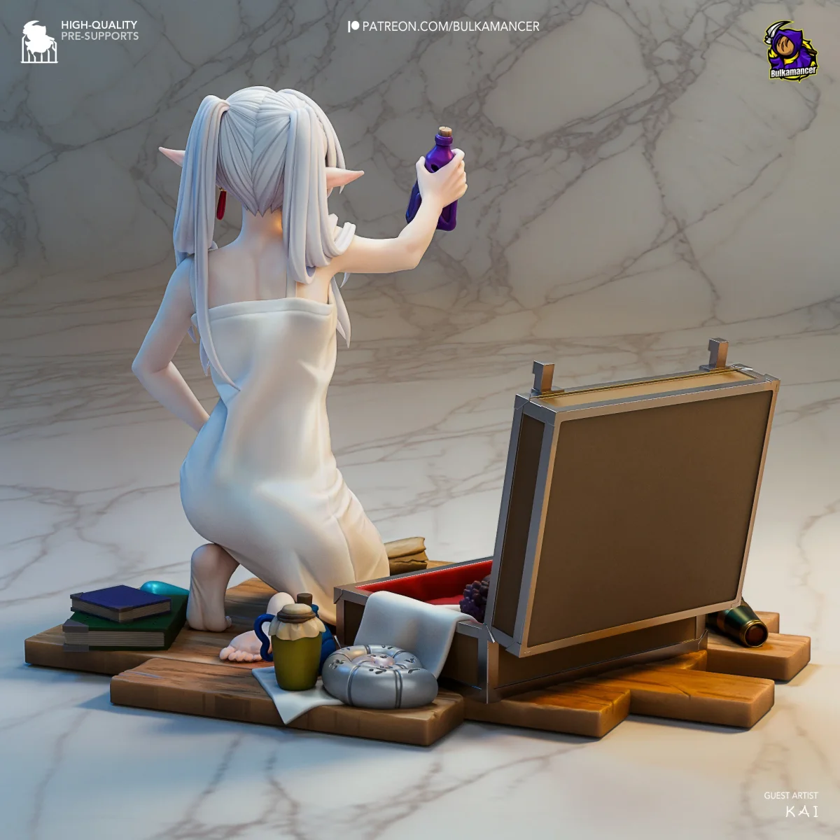 Frieren v1 | Fan Art | 3D Printed Resin Model Garage Kit | *Un-Painted* | Bulkamancer 4