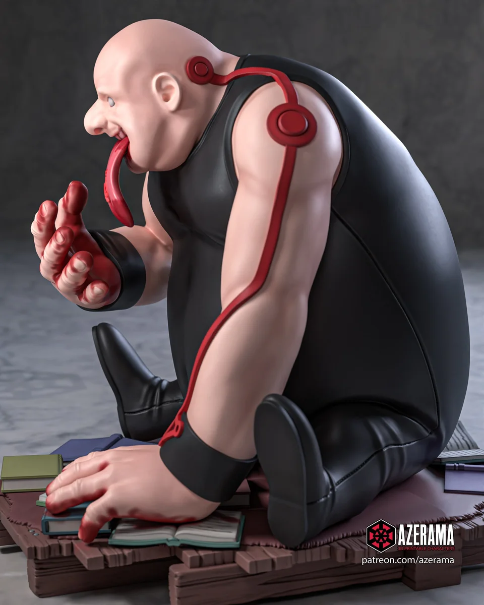 Gluttony | Fan Art | 3D Printed Resin Model Garage Kit | *Un-Painted* | Azerama 4