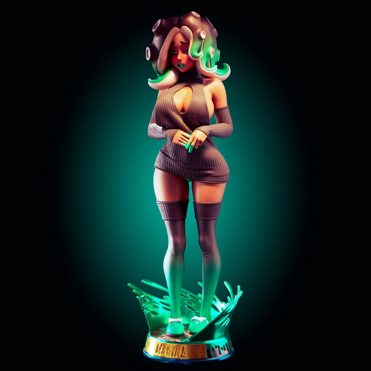 Marina | Fan Art | 3D Printed Resin Model Garage Kit | *Un-Painted* | Officer Rhu 5
