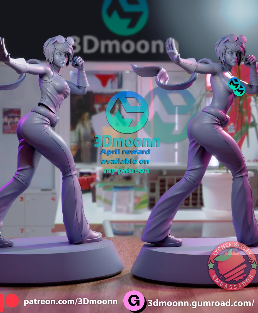 May Lee | Fan Art | 3D Printed Resin Model Garage Kit | *Un-Painted* | 3DMoonn 6