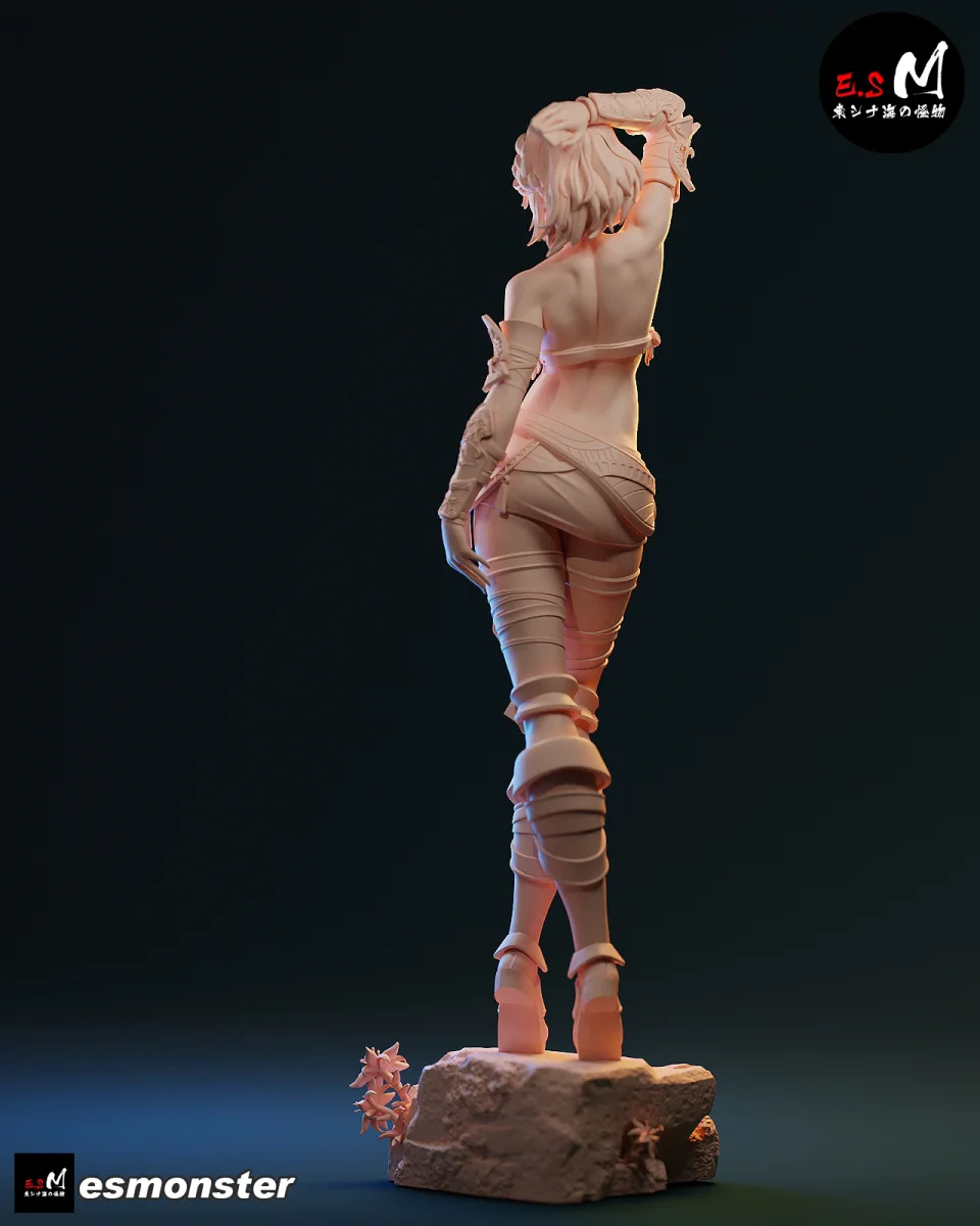 Zelda | Fan Art | 3D Printed Resin Model Garage Kit | *Un-Painted* | ES Monster 8