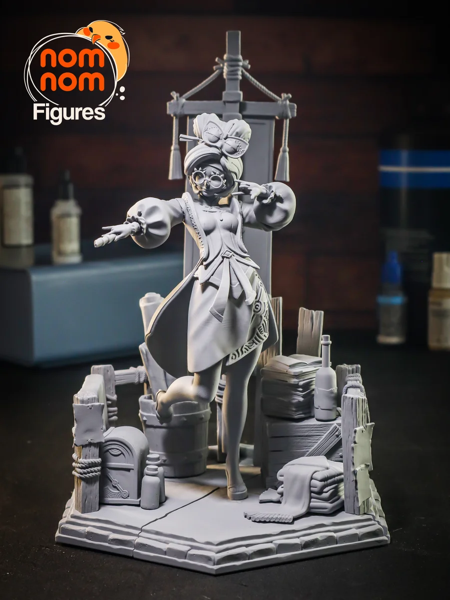 Purah | Fan Art | 3D Printed Resin Model Garage Kit | *Un-Painted* | Nomnom 9