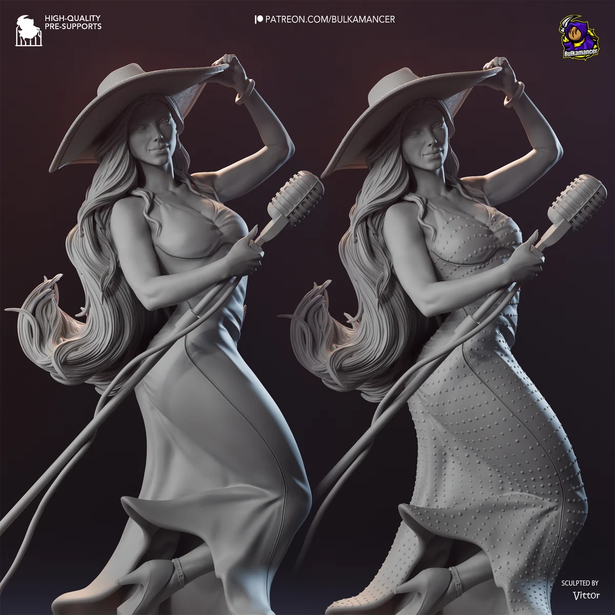 Pauline | Fan Art | 3D Printed Resin Model Garage Kit | *Un-Painted* | Bulkamancer 8