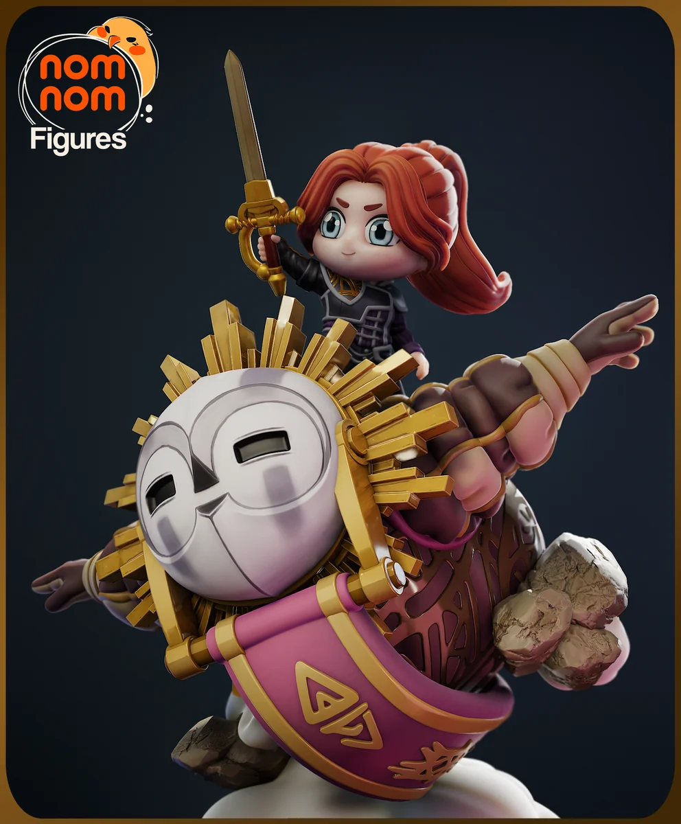 Chibi Esquie | Fan Art | 3D Printed Resin Model Garage Kit | *Un-Painted* | Nomnom