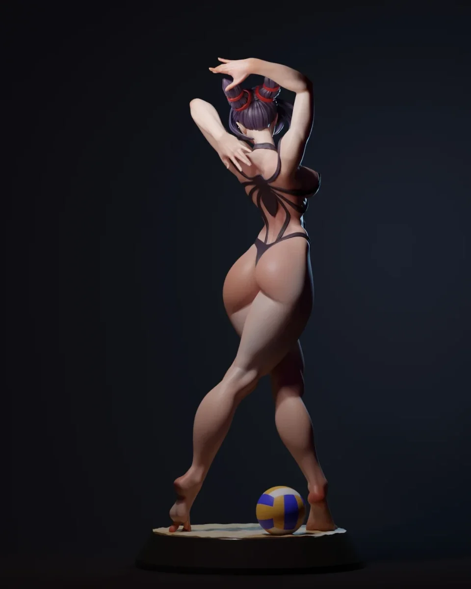 Juri Swimsuit | Fan Art | 3D Printed Resin Model Garage Kit | *Un-Painted* | ES Monster 4